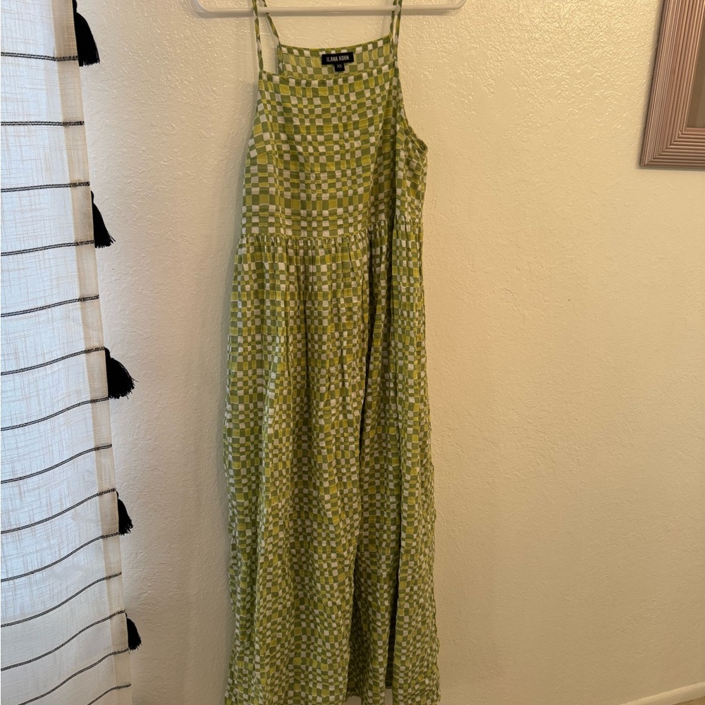 Ilana Kohn Checkered Maxi Dress